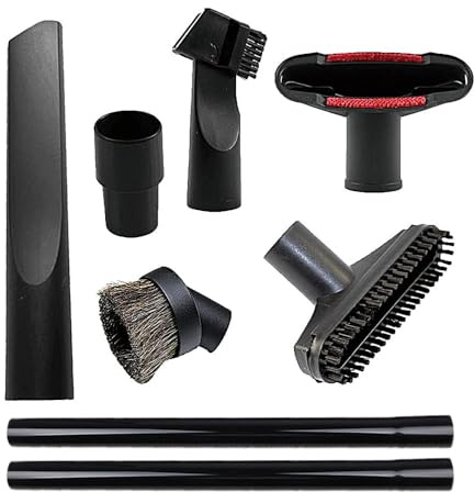 ANBOO Set mit 8 Zubehörteilen für Kärcher, Miele, Siemens, Samsung, AEG, Bosch, Panasonic und Philips, Staubsauger Aufsatz für Staubsauger mit 32 mm und 35 mm Bohrung