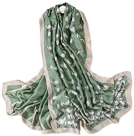 FAIRYGATE Seidenschal Damen - Langer Frauen Schal in Pastelltönen für Abendkleider & mehr