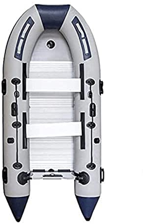 OLOTU Geräumig Aufblasbares Boot mit Aluminiumlegierungsboden Aufblasbares Kajak 2-Personen-tragbares Wasserfloß Dickes verschleißfestes aufblasbares Floß Aufblasbar