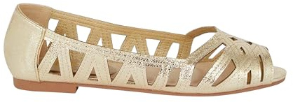 Dorothy Perkins Women’s Prim Peep Toe Ballet Pumps, Spring Summer, Office, Party, Occasion, Wedding Guest