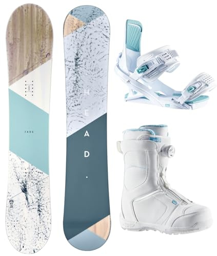 2025 HEAD Jade Women's Snowboard Package Bindings BOA Boots - Board Size 143 cm (Boot Size 7)