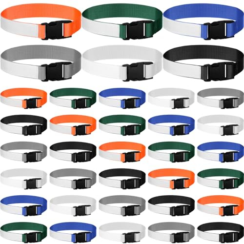 Suzile 36 Pcs Laundry Strap with Buckle Wash Care Utility Strap Replacement Household Cleaning Loop Accessories Tools