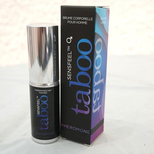 Taboo Sensfeel for men – parfym för män med feromoneffekt afrodisiakum för män, perfume atomizer för resor, feromones perfume long last body mist 15 ml