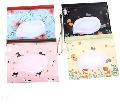 HEMOTON D'extraction De Lingettes Humides À Fenêtre Ouverte - Pochette En Eva Porte-lingettes Portable Réutilisable Facile À Nettoyer