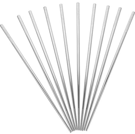 Japanese Chopsticks,Personalised Chopsticks,Chopstick Metal Chopsticks Portable Tableware Decorative Chopsticks 5 Pairs Stainless Steel Chopsticks
