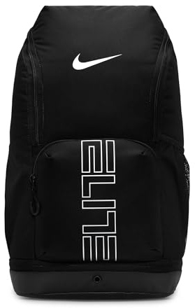 Nike Unisex Varsity Elite Bkpk Rucksäcke, Black/Black/Metallic Silver, One Size