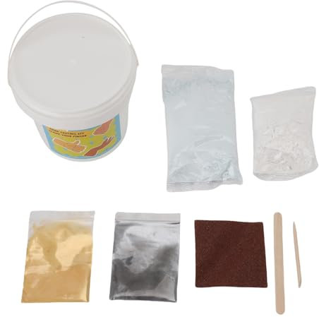 Hand Casting Kit, DIY Gips Statue Schimmel Kit Kunst Hand Casting Pulver Kit Multifunktion 3D Handguss Skulptur Puder Kit für Handarbeit Kreation, Handform Kit für Erwachsene