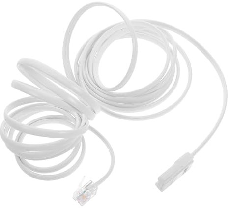 SHINEOFI 3m Cavo Di Prolunga Per Telefono Fisso Cavo Telefonico Metri Per Rete Fissa Modem e Fax Connessione Versatile e Facile Installazione