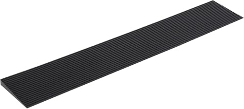Rampe de seuil de 2 cm, en Caoutchouc antidérapant, pour Portes, allées, Salle de Bain, piédestal surélevé pour fauteuils roulants, Scooters, déambulateurs et fauteuils roulants (2cm Augmenter)