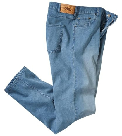 ATLAS FOR MEN - Herrenjeans Regular - Stretch-Herrenjeans - Gerader Schnitt - Herrenhosen - In großen