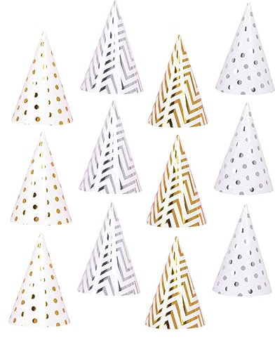 GLEAVI 20pezzi Cappelli Di Compleanno Pois Per Ragazzo Ragazza Ragazza Copricapo Per Feste Di Compleanno Cappellini Per Festa Di Per Ragazzo e