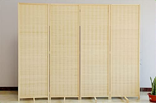 Divisorio in bambù ultra alto da 1,8 m per cambiare vestiti/balcone/garage retrattile biombos separatore da parete per separazione spaziale cinese/giapponese