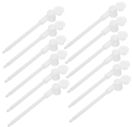SHINEOFI 100pcs Windmill Replacement Poles for Garden Pinwheel Diy, Thickened Plastic Windmill Rods for Outdoor Crafts and Team Building Activities