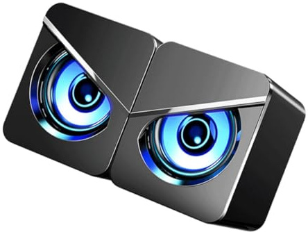 SEWACC Haut-Parleur Ordinateur USB pour Pc Haut-Parleur Externe pour Ordinateur Portable Boîtier De Haut-Parleur