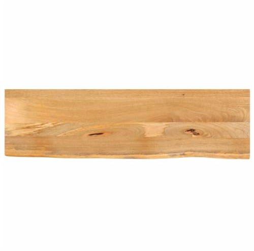 JHQHSM Tavolo di ricambio con bordo dell'albero, in legno, per tavolo da pranzo, adatto per ristorante, caffetteria, sala da pranzo, hotel, 100 x 30 x 3,8 cm, legno massello mango