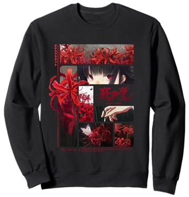 Giapponese Ragno Gigli Anime Fiore in Soft Grunge estetica Felpa