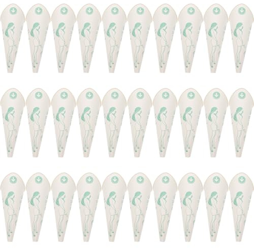 GALPADA Imbuto per Urina Femminile Monouso in Carta, Dispositivo Portatile per Minzione da Viaggio, Set da 30 Pezzi, Orinatoio USA e Getta per Donne