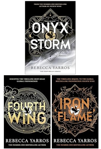 The Empyrean Series Collection 3 Books Set By Rebecca Yarros ([PB] Fourth Wing, [PB] Iron Flame & [HB] Onyx Storm)