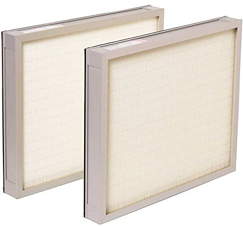 BlueDri Air Scrubber Stage 2 HEPA Filter for Air Purifiers Negative Air Machine, Water Damage Restoration Equipment, Mold Remediation, Construction Debris (2-Pack)