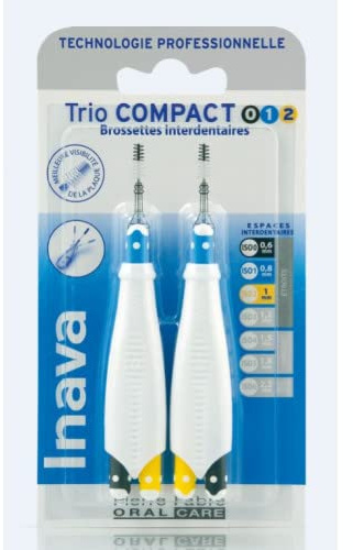 Inava Brossettes Trio Compact 0. 1. 2 Espaces Étroits système complet lot de 2