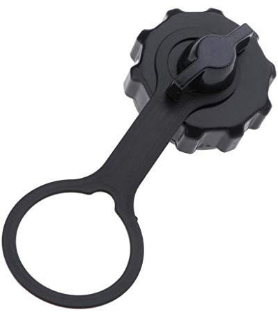 Toygogo Φ 55mm Tankdeckel Tankverschluss aus Hochwertigem Kunststoff, fit für Yamaha 4-6PS Außenborder Motoren, Schwarz