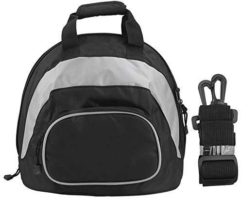 Aramox Motorrad Helmtasche, Motorradhelm Mehrzwecktasche, Wasserdichter Multifunktions-Motorradhelm Umhängetasche Rucksack Tragbares Gepäck(Grau + Schwarz)