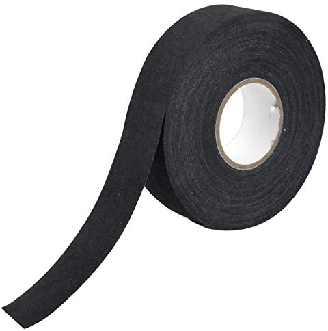 WEONE Schläger Tape, 25 Meters Verschleißfest Klebe Hockeyschläger Tape, Anti-Rutsch Schlägertape Eishockey Griffband (Schwarz)