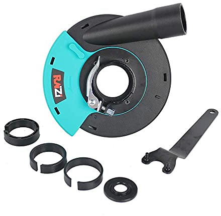 Raizi 125 mm Universal Absaughaube für Winkelschleifer Staubschutz für Handwinkelschleifer