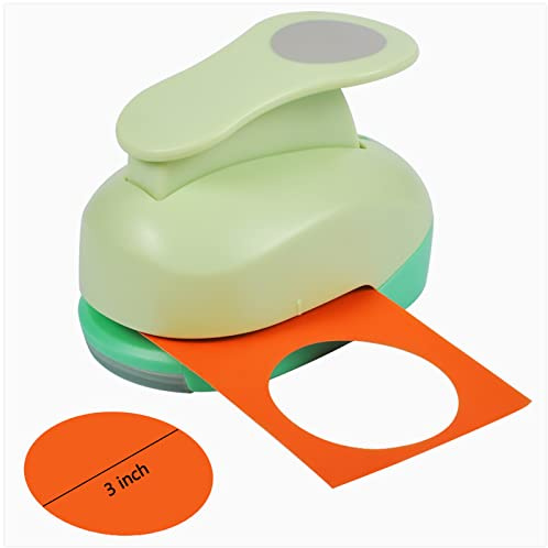 UCEC Stanzer Kreis 7,6 cm – Motivstanzer XXXL für DIY, Karten & Spaß