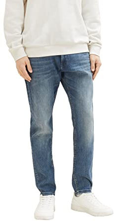 TOM TAILOR Denim Herren Slim Tapered Jeans 10127 - Tinted Blue Denim 33W / 32L