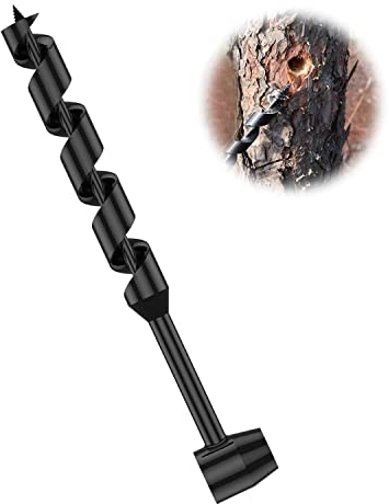 Taladro Manual de Carpintería para Exteriores, Taladro Manual, Broca Manual Multiusos de Supervivencia, taladro de mano, Fabricante de Agujeros de Mano para Acampar, al Aire Libre, Bushcrafting