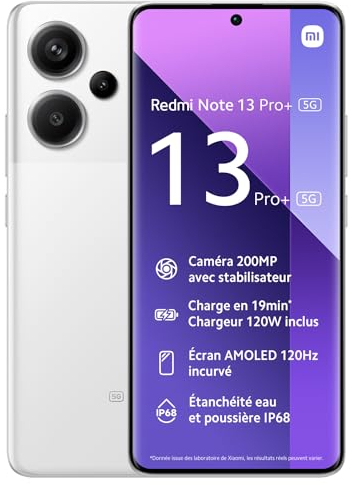 Xiaomi Redmi Note 13 Pro+ 5G Dual SIM 8GB RAM 256GB Moonlight White EU