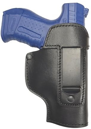 IWB 23 Echte Leder Pistolen Holster für Glock/Sig Sauer/Wallther/Heckler und Koch/Beretta/CZ/Taurus/Verdeckte Trageweise Gürtel IWB Holsters Schwarz