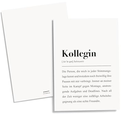 aemmi Kollegin Definition Postkarte