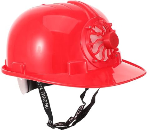 KONTONTY Bauarbeiterhelm Mit Solarventilator Baustelle Kühler Schutzhelm Outdoor-Arbeiten