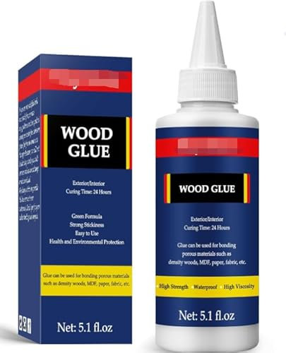 Protado Wood Glue for Furniture Heavy Duty, 200ml Strong Bond Waterproof Professional Furniture Repair Glue Dries Clear for Woodworking, Furniture, Crafts