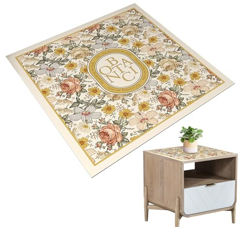 Tapa para Lavadora y Secadora | Alfombrilla Antipolvo y Secado Rápido Antideslizante | Almohadilla Protectora de 58x58cm Para Lavandería Hogar Cocina