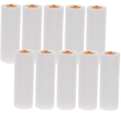 KOMBIUDA Fundas De Esponja Para Rodillo De Pintura De 15 Cm, Repuestos Suaves y Duraderos, Accesorios Para Pintar Paredes, Paquete De 10 Unidades, Uso Práctico y Ahorro De Esfuerzo