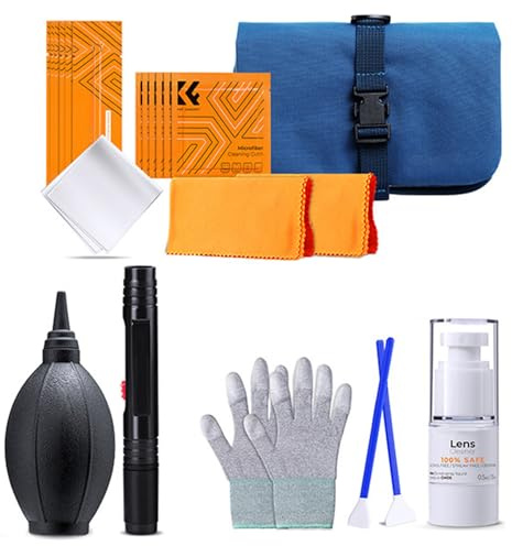Ensemble de nettoyage professionnel pour appareil photo reflex numérique, agent en fibre de tissu, souffleur d'air pour Cmos écran claviers