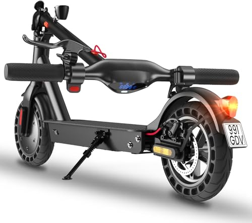 E Scooter mit Straßenzulassung (ABE), 8,5 Zoll Wabenreifen | 350W Motor | 30km Reichweite, 10 Zoll Wabenreifen | 500W Motor | 40km Reichweite, Duales Bremssystem & 20 km/h, Elektroroller bis 120 KG