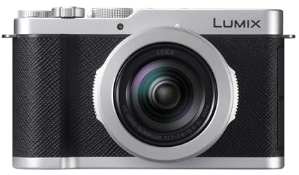 Panasonic LUMIX DC-L10E-S Premium-Kompaktkamera mit Leica 24-75 mm F1.7-2.8 Objektiv, 20,4 MP, Phasen-Hybrid-AF, 4K-Video, vertikale Aufnahmen, Silber
