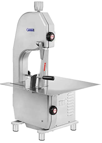 Royal Catering RCBS-1650.1ECO Leg Saw Electric Leg Band Saw Meat Saw Stainless Steel (880 W, Cutting Thickness up to 180 mm, Working Surface 440 x 460 mm)