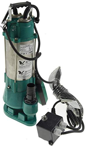 370W Schmutzwasserpumpe Fäkalienpumpe Schneidmesser Tauchpumpe INOX v370