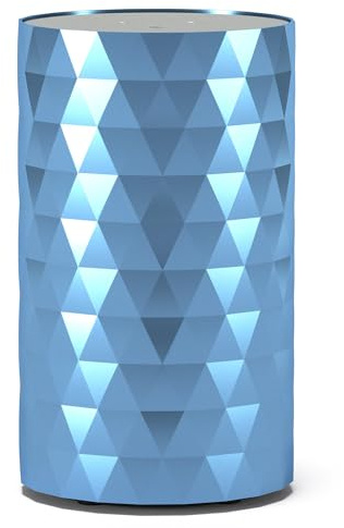 SALUBRITO Waterless Essential Oil Diffuser, Nebulizing & Rechargeable Diffuser for Home, Portable Aromatherapy Diffuser for Car, Office, Cordless, Aluminum Alloy - Blue