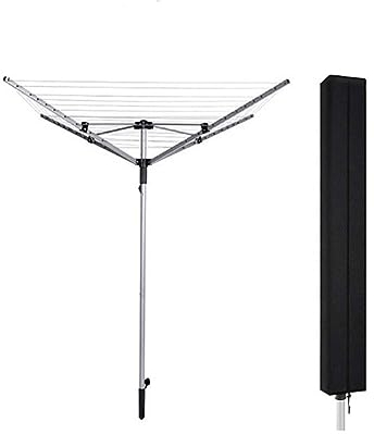 QLXYYFC Schutzhülle für Wäschespinne Universelle Abdeckung für Wäscheschirm, wasserdichte Oxford-Gewebe Wäschespinne (Color : Noir, Size : 200x30x30cm)
