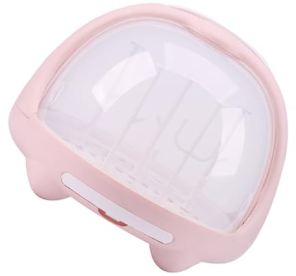 CIMAXIC Babyflaschen Trockenhalter Mit Transparenter Abdeckung Aufbewahrungsbox Für Flaschen Leicht Zu Reinigen Und Praktisch Für Küche