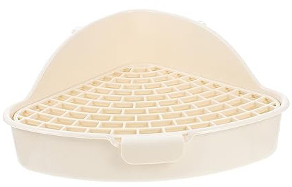 FOMIYES Toilette per Coniglio Bunny Pet Toilet in Pp Bianco