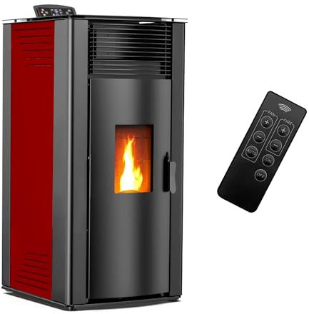 Anita Luft-Pelletofen 15 kW Bordeaux Sannover