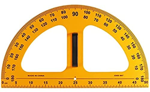 Winkelmesser, Mathematik-Geometrie-Ausrüstung, großes digitales Mathematik-Lineal, Messwerkzeug (50 cm)