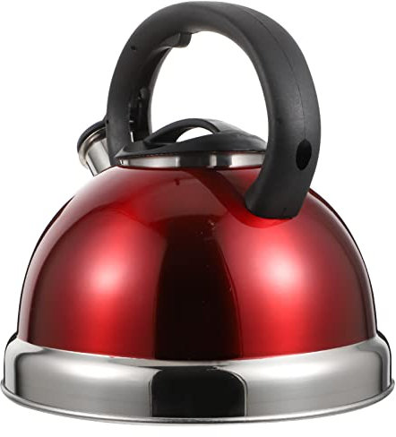 CIYODO Bollitore Per Fornello A Gas Durevole in Acciaio Inossidabile Bollitore Da Cucina Manici Comodi E Fischietto Automatico Per Tè E Bevande Calde